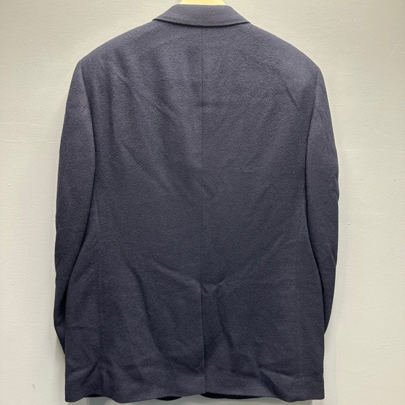 Jos A Bank Executive Collection 100% Camel Hair Blazer Navy 44R New With Tags - Picture 2 of 11